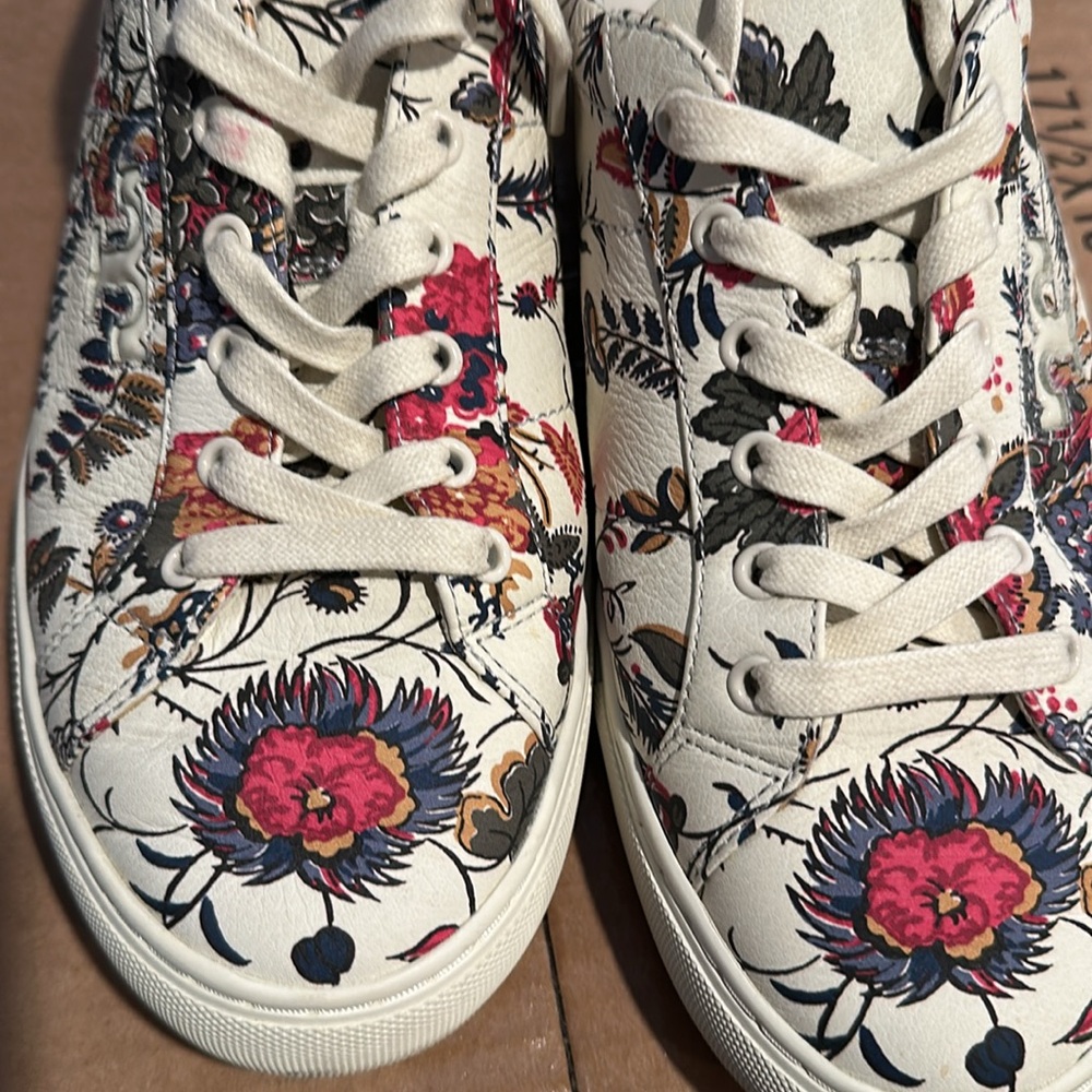 Tory Burch Amalia Spring Floral Sneakers 9.5